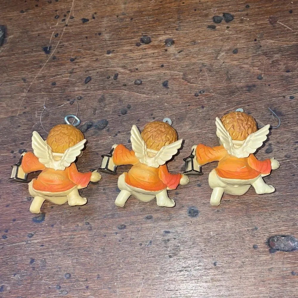 ‎8 plastic resin angel Christmas tree ornaments